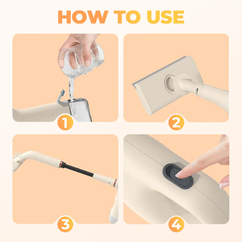 🔥Zeitlich begrenztes Angebot – 53% Rabatt! ✨ Multifunktionaler 5-in-1-Handdampfreiniger für einfaches Reinigen🧼💨