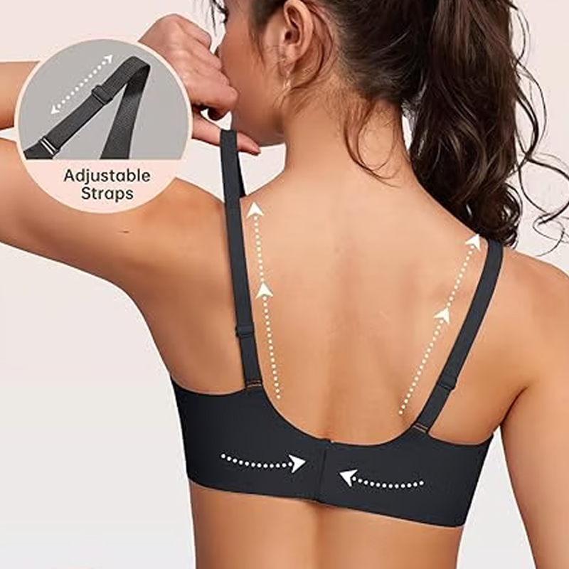 🍃Summer Hot Sale 55% OFF⏰Deep V Plunge Push-up Wirefree Seamless Jelly Bra