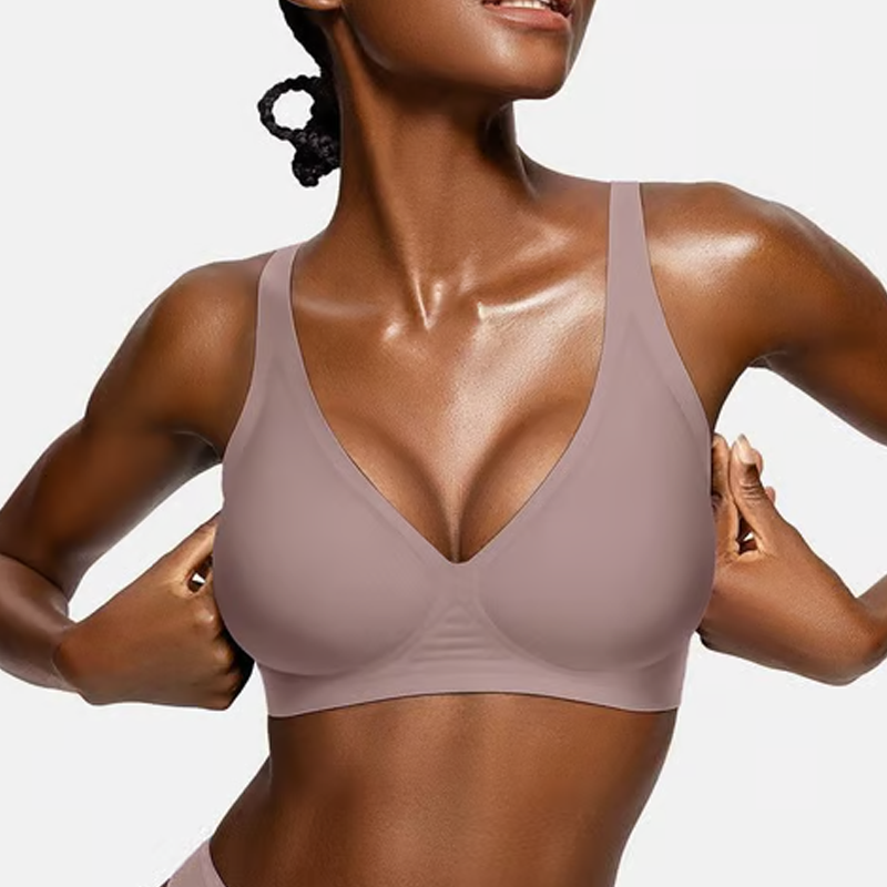 🍃Summer Hot Sale 55% OFF⏰Deep V Plunge Push-up Wirefree Seamless Jelly Bra