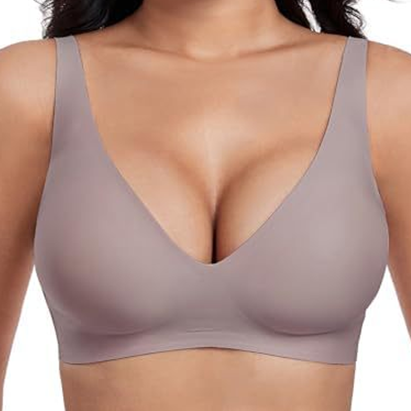 🍃Summer Hot Sale 55% OFF⏰Deep V Plunge Push-up Wirefree Seamless Jelly Bra