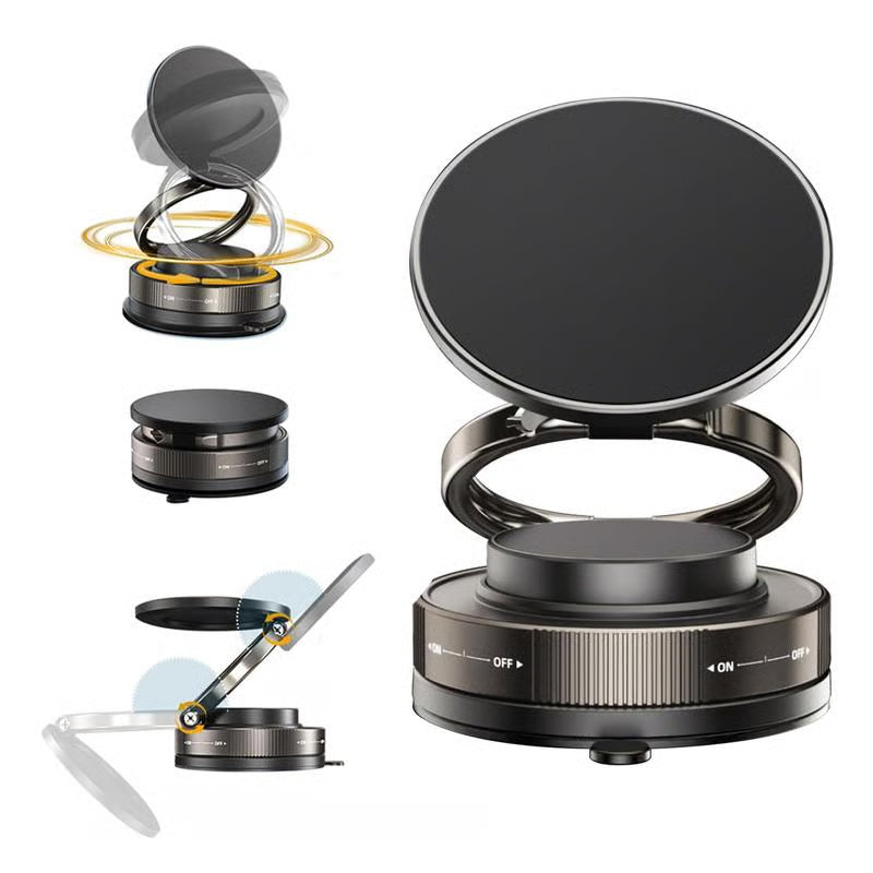 360° einstellbarer magnetischer Vakuum-Telefonhalter