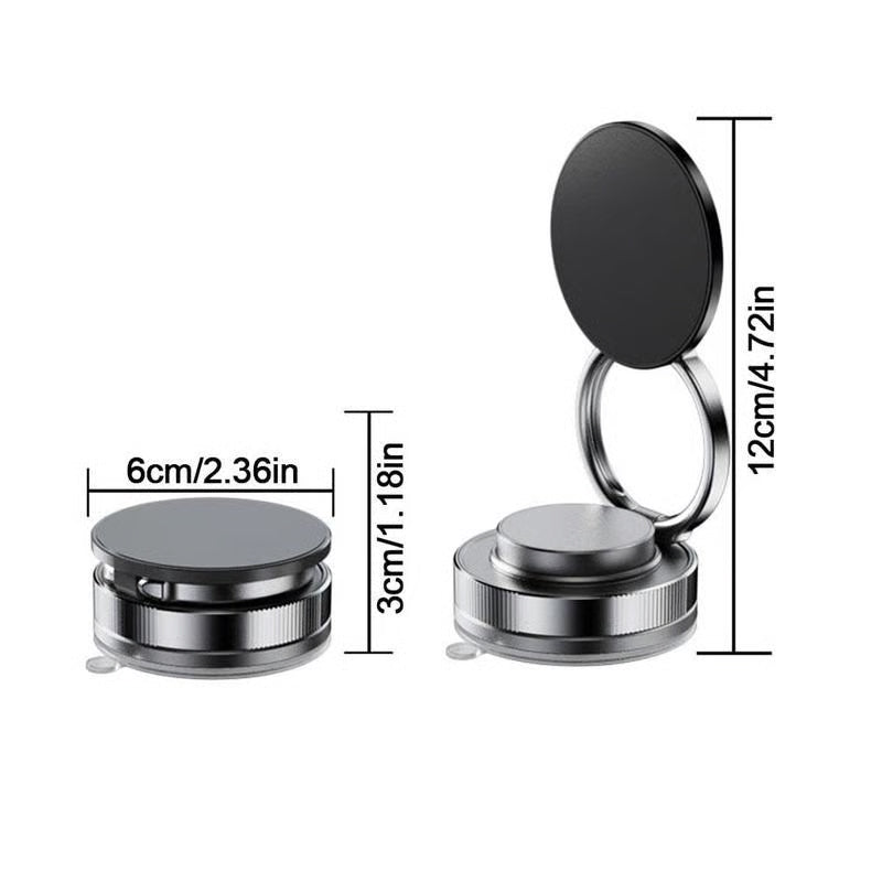 360° einstellbarer magnetischer Vakuum-Telefonhalter