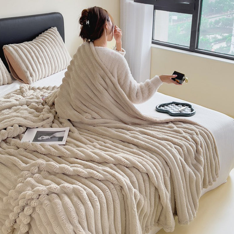 🍂Herbstausverkauf – 50 % Rabatt!🛏️Dicke Plüschdecke mit Hasenmotiv und Bezug aus Milchvelours🏆Kuscheln Sie sich in ultimativen Komfort