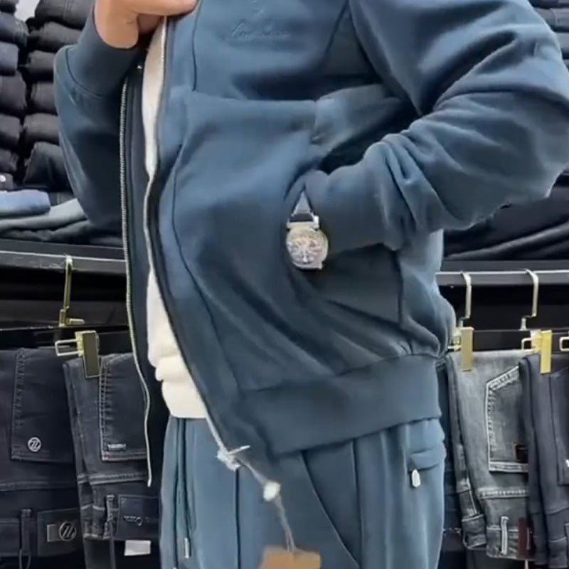 🎉 Heißer Verkauf 50 % Rabatt ✈️ -🍁 Zweiteiliges Set aus Freizeitjacke und Hose für Herren🔥 Kostenlose Lieferung