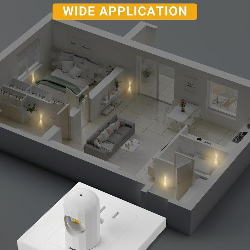 📢📢Letzte 3 Stunden: Großverkauf⏰⏰Intelligentes LED-Wandnachtlicht mit automatischem Dimmer