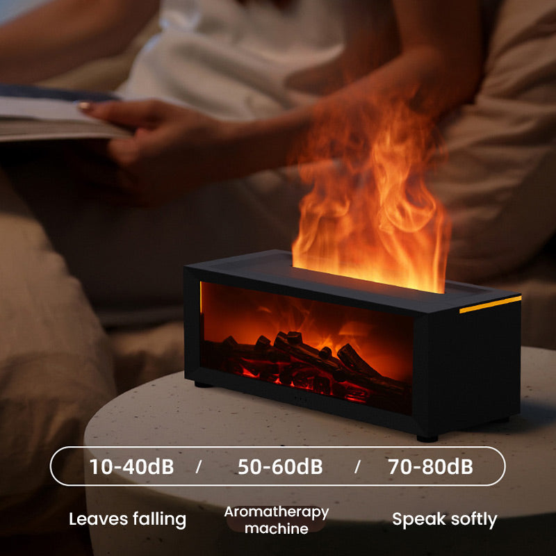 đ„ 60 % RABATT â LETZTER TAG! đŠ Luftbefeuchter mit Kaminfeuer-Effekt â 7 LED-Farben und Fernbedienung, beruhigende AtmosphĂ€re fĂŒr Zuhause/BĂŒro đđŠ