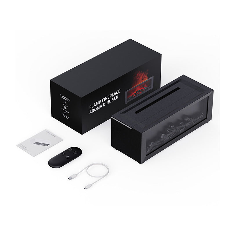 đ„ 60 % RABATT â LETZTER TAG! đŠ Luftbefeuchter mit Kaminfeuer-Effekt â 7 LED-Farben und Fernbedienung, beruhigende AtmosphĂ€re fĂŒr Zuhause/BĂŒro đđŠ