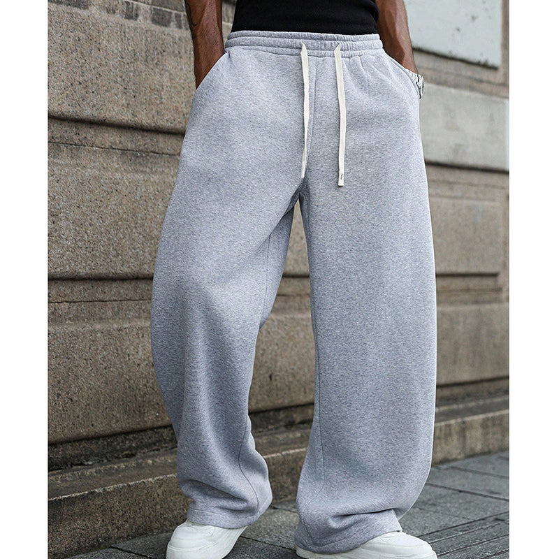 👖58% RABATT! 🏃♂️ Herren-Freizeithose in Lockerer Passform – Kordelzug, Bequemes Baumwollgewebe & Vielseitig für Alltag und Sport 🌟