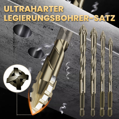 🔥2025 Heißer Verkauf 52% RABATT🔥Hochfester Exzenterbohrer-Satz mit 4 Schneiden