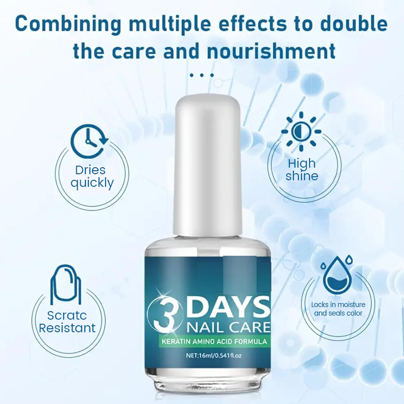 💅 KAUFE 2, ERHALTE 1 GRATIS! 🎉 Hochglänzendes Nagelöl – Schnelltrocknend, Pflegend & Stärkend für Naturnägel ✨📦