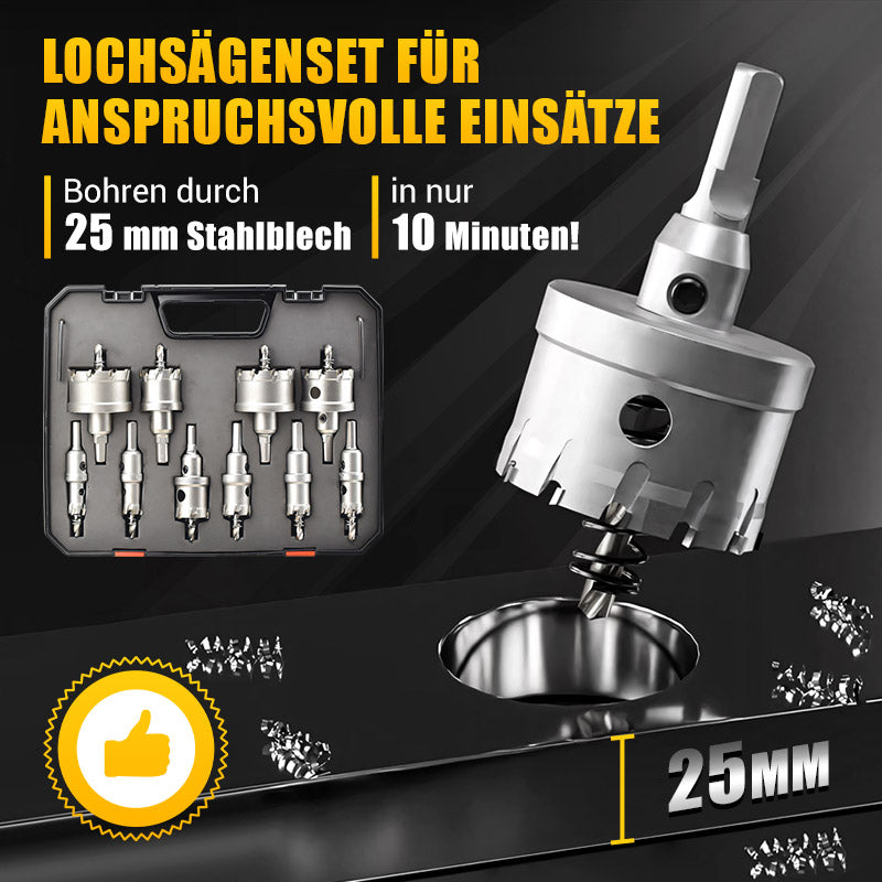 ⚙️ Hartmetall-Lochfräser für Metall
