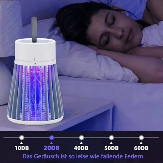 🔥Sommer Aktion 49% RABATT  -🦟USB / Wiederaufladbare Moskito & Fliegenfalle Lampe