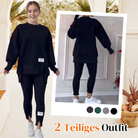 🔥2025 NEUE VERKÄUFE🏆Lässiges Sweatshirt-Leggings-Set für Frauen