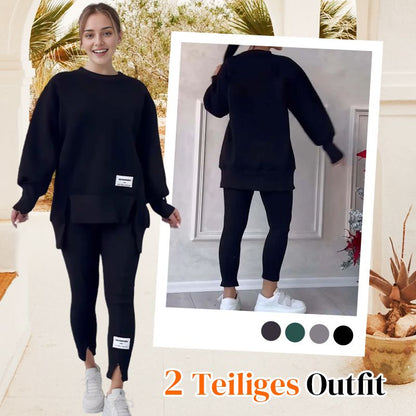 🔥2025 NEUE VERKÄUFE🏆Lässiges Sweatshirt-Leggings-Set für Frauen