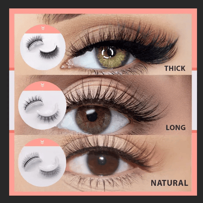 🎁1+1 GRATIS✨Wiederverwendbare selbstklebende Wimpern