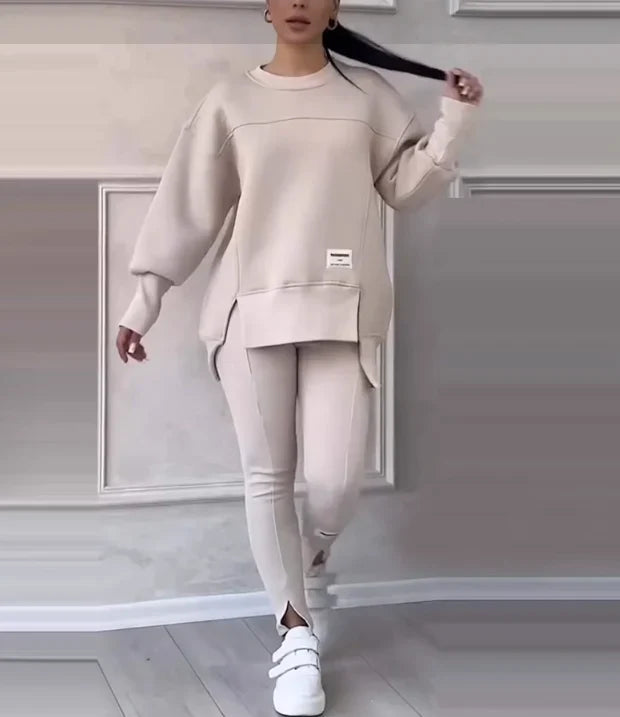 🔥2025 NEUE VERKÄUFE🏆Lässiges Sweatshirt-Leggings-Set für Frauen