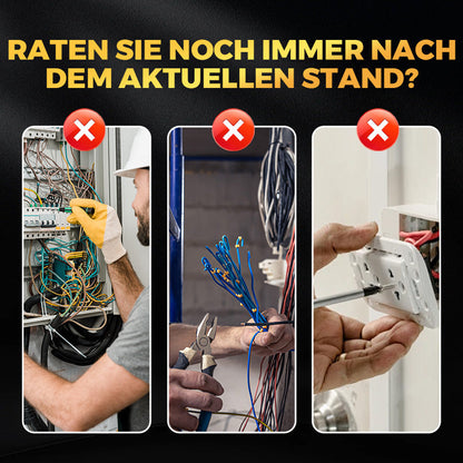 ⚡ 56% RABATT! 🔍 Berührungsloser Spannungsprüfer – AC 12-1000V, LCD-Anzeige mit Beleuchtung & Akustische/Visuelle Warnung 🛡️