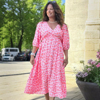 💖Limited Sale 49% OFF💖Women's V-Neck Printed Dress