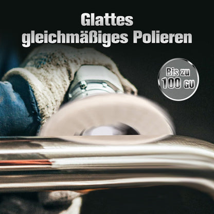 ⚡56 % RABATT !!✨ Wollpolierscheibe für Winkelschleifer – Hochglanz-Spiegelfinish! Langlebig  Vielseitig! 🔧