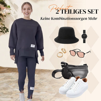🔥2025 NEUE VERKÄUFE🏆Lässiges Sweatshirt-Leggings-Set für Frauen