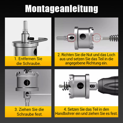 ⚙️ Hartmetall-Lochfräser für Metall