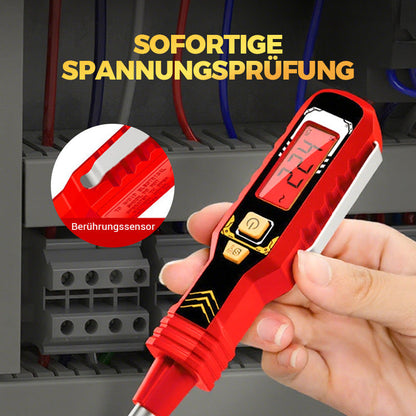 ⚡ 56% RABATT! 🔍 Berührungsloser Spannungsprüfer – AC 12-1000V, LCD-Anzeige mit Beleuchtung & Akustische/Visuelle Warnung 🛡️