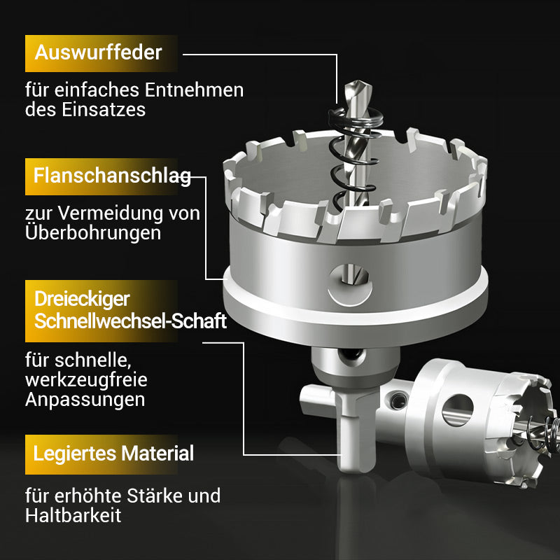 ⚙️ Hartmetall-Lochfräser für Metall