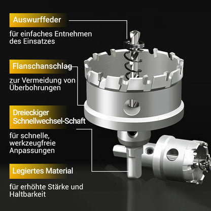 ⚙️ Hartmetall-Lochfräser für Metall