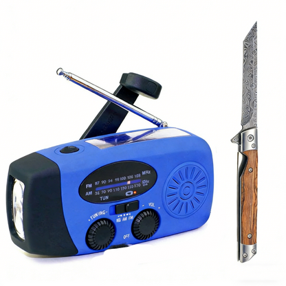 📻⚡【57% Rabatt】Solar-Kurbel Notfallradio – Mit Powerbank, Wetteralarm, USB & 7 Tage Akku. Wasserdicht & robust für Outdoor/Krise. 🌞🔋 Jetzt unschlagbares Angebot sichern!