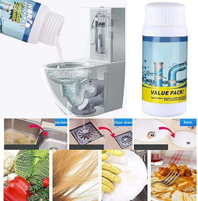 ⌛53 % Rabatt!  2 kaufen, 1 gratis dazu!🔥Spülbecken- und Abflussreiniger✨🚰