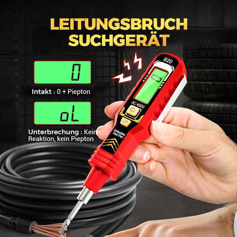 ⚡ 56% RABATT! 🔍 Berührungsloser Spannungsprüfer – AC 12-1000V, LCD-Anzeige mit Beleuchtung & Akustische/Visuelle Warnung 🛡️