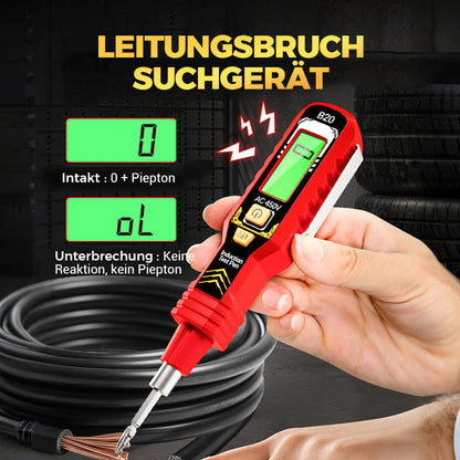 ⚡ 56% RABATT! 🔍 Berührungsloser Spannungsprüfer – AC 12-1000V, LCD-Anzeige mit Beleuchtung & Akustische/Visuelle Warnung 🛡️