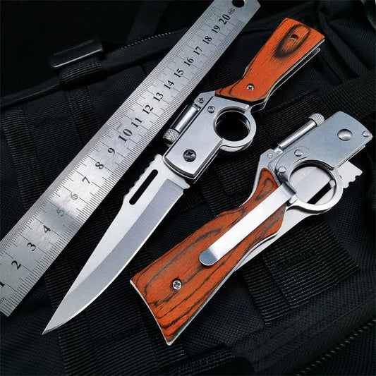 Multifunctional AK47 pocket knife for outdoor adventure and self-defense