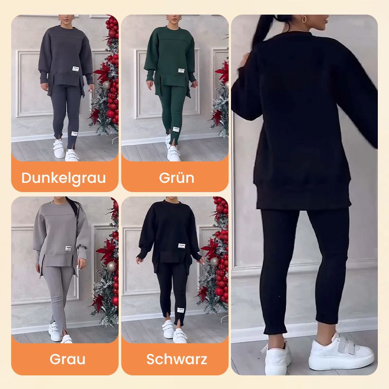 🔥2025 NEUE VERKÄUFE🏆Lässiges Sweatshirt-Leggings-Set für Frauen