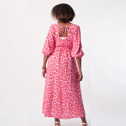 💖Limited Sale 49% OFF💖Women's V-Neck Printed Dress