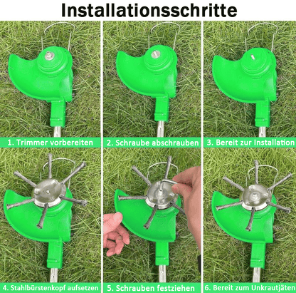 🔥🔥55 % Rabatt👨‍🌾Ersatzkopf für Fadentrimmer💪 – auch bei Kontakt mit Beton/Felsen/harten Blöcken unbeschädigt, lange Lebensdauer garantiert🌿