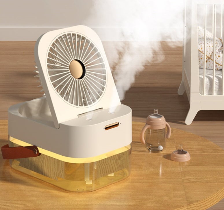 ❄️💨2024 Neuer tragbarer Sprühventilator (USB-Ladung)❄️