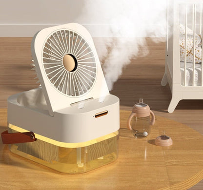 ❄️💨2024 Neuer tragbarer Sprühventilator (USB-Ladung)❄️