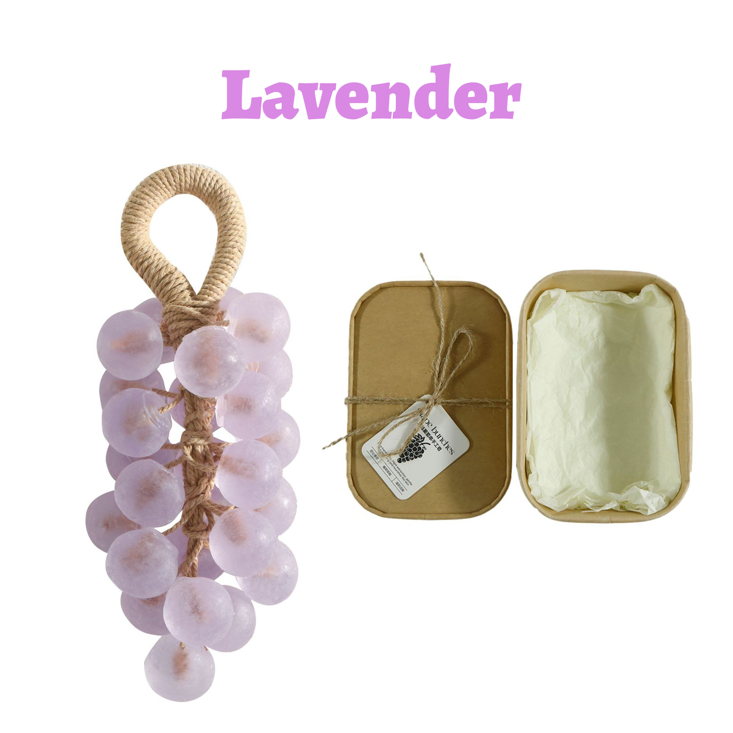 💜LETZTER TAG VERKAUF 50% RABATT💜Personalisierte, handgefertigte Kristalltraubenseife – sanfte Reinigungsseife