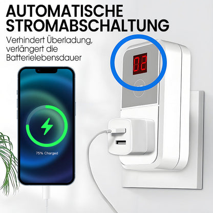 Digitale Steckdose mit Timer und Display