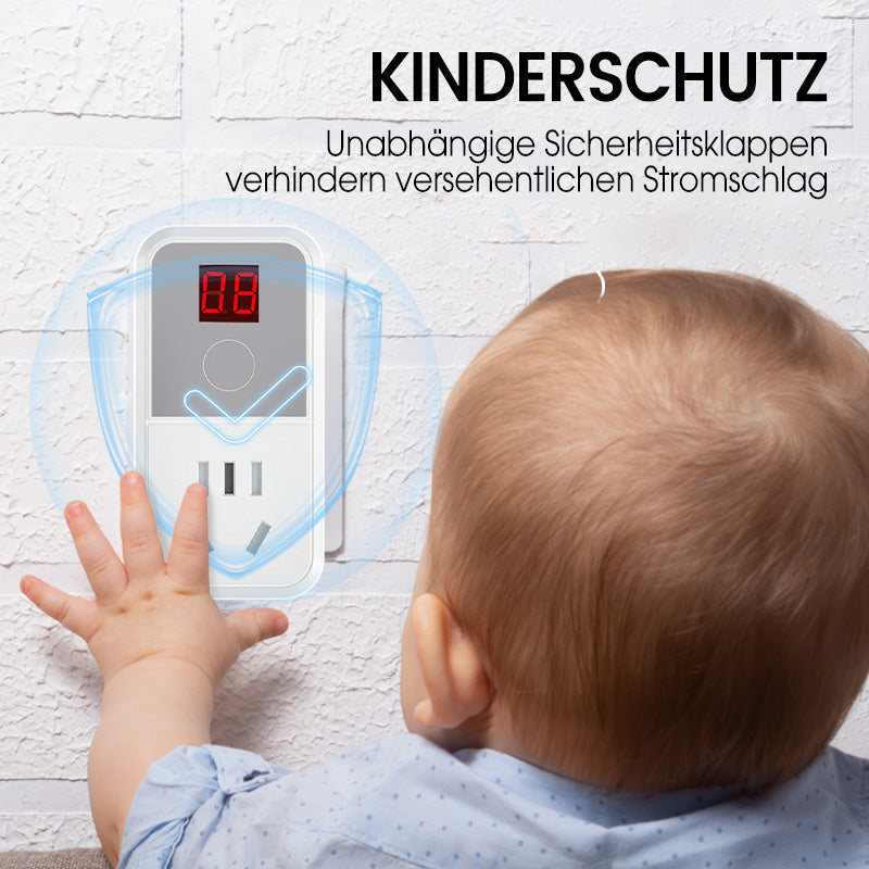 Digitale Steckdose mit Timer und Display