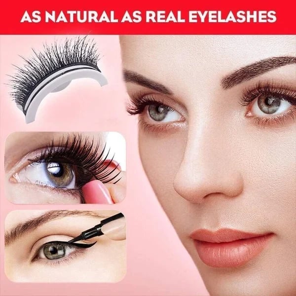 🎁1+1 GRATIS✨Wiederverwendbare selbstklebende Wimpern