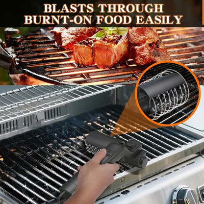 💎 56% RABATT! 💎 Kabelloser Elektrischer Grillbürstenreiniger – Tiefenreinigung, Schnellwechsel-Bürste & 2600mAh Akku 🔋🍖