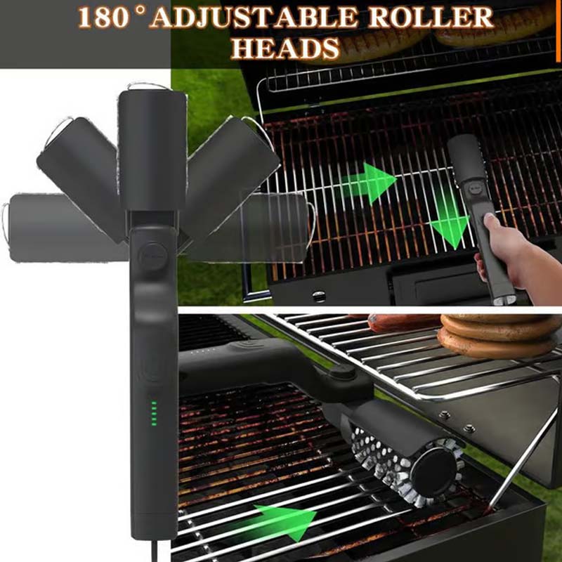💎 56% RABATT! 💎 Kabelloser Elektrischer Grillbürstenreiniger – Tiefenreinigung, Schnellwechsel-Bürste & 2600mAh Akku 🔋🍖