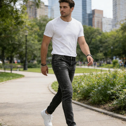 👖 56% RABATT! 🔥 Moderne Slim-Fit-Stretchjeans für Herren – Bequemer Stretch, Moderne Passform & Vielseitiger Alltagslook 💙