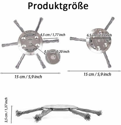 🛠️👉 JETZT 50 % RABATT! ⚙️ Ersatzkopf für Rasentrimmer – Werkzeugloser Schnellwechsel, verwicklungsfreies Design und universelle Kompatibilität ✂️🌿