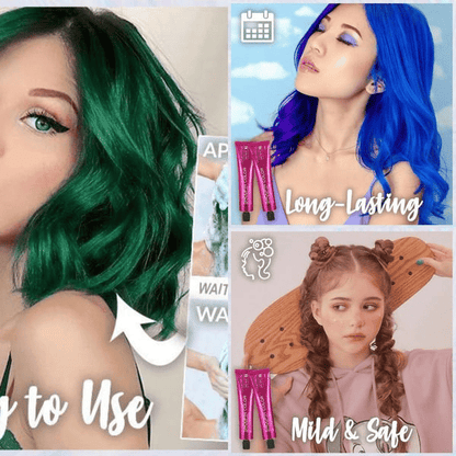 ✨2026 Neuerscheinung Bestseller – 60 % Rabatt✨🪮 Ungebleichte Haarfärbebehandlung🌈 10 Farbtöne verfügbar🚫 Chemiefreie Formel