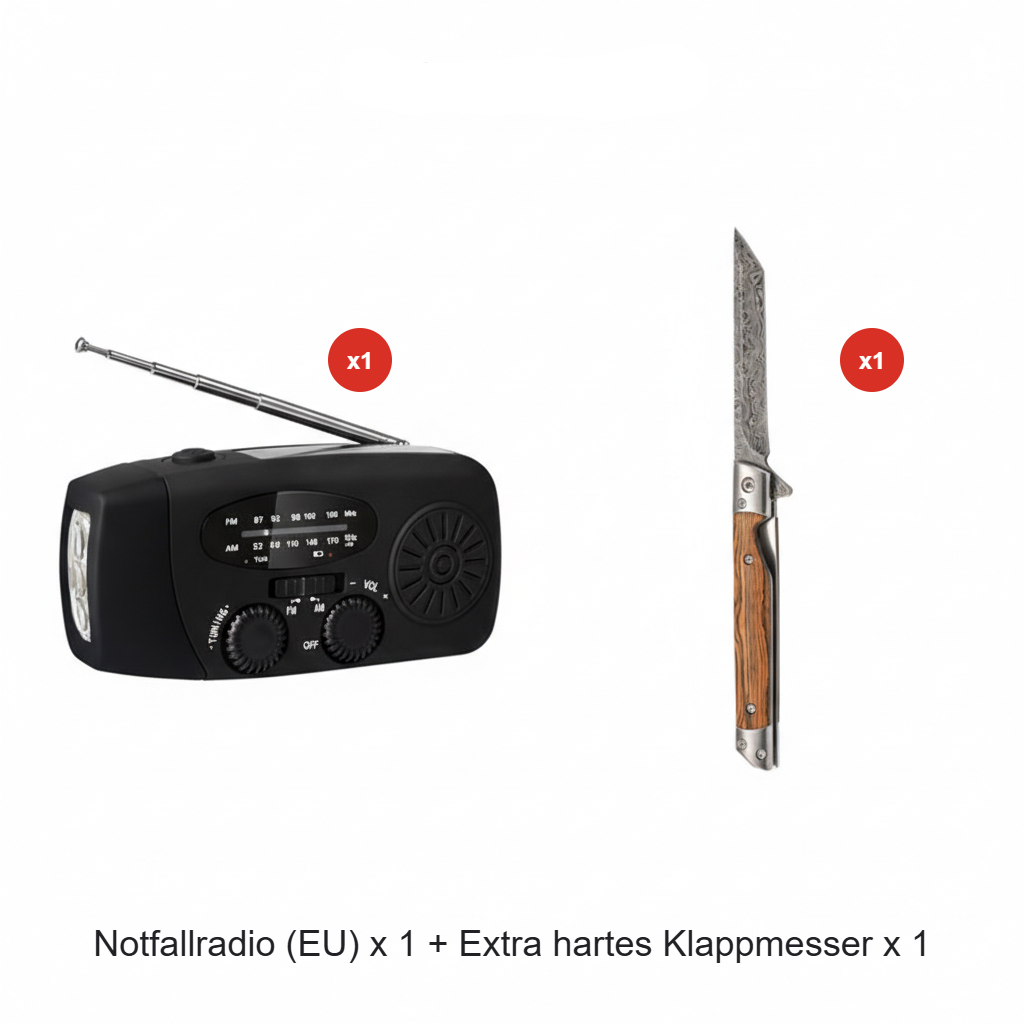 📻⚡【57% Rabatt】Solar-Kurbel Notfallradio – Mit Powerbank, Wetteralarm, USB & 7 Tage Akku. Wasserdicht & robust für Outdoor/Krise. 🌞🔋 Jetzt unschlagbares Angebot sichern!