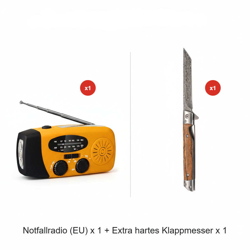 📻⚡【57% Rabatt】Solar-Kurbel Notfallradio – Mit Powerbank, Wetteralarm, USB & 7 Tage Akku. Wasserdicht & robust für Outdoor/Krise. 🌞🔋 Jetzt unschlagbares Angebot sichern!