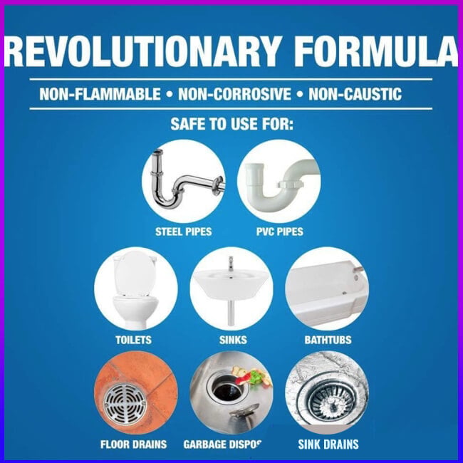 ⌛53 % Rabatt!  2 kaufen, 1 gratis dazu!🔥Spülbecken- und Abflussreiniger✨🚰